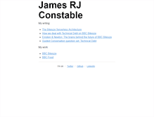 Tablet Screenshot of jamesconstable.co.uk